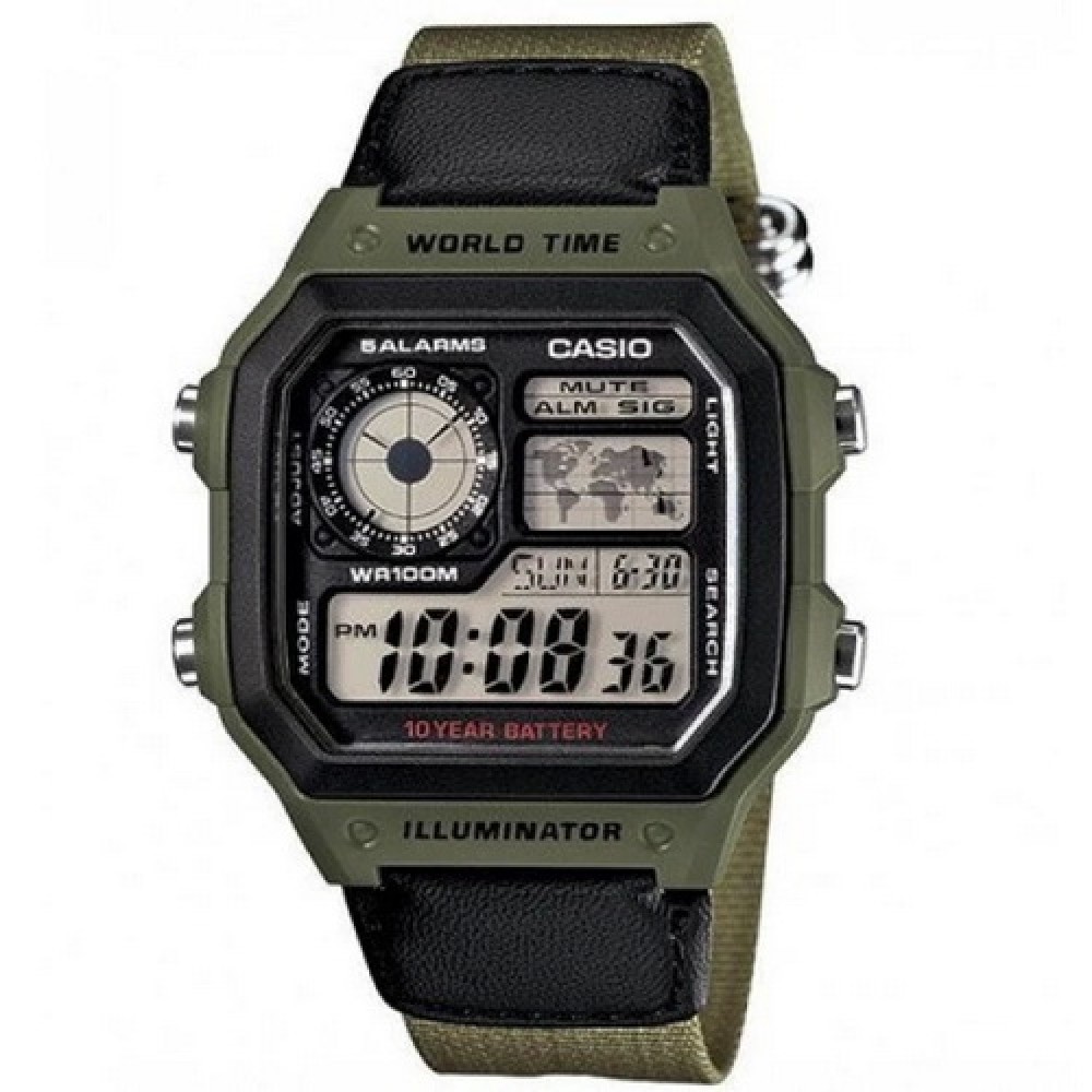 Купити Casio AE-1200WHB-3BVDF Годинник Casio AE-1200WHB-3BVDF фото